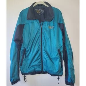 Mountain Hard Wear Woman's Size L Performance Shell Jacket Turquoise USA Made